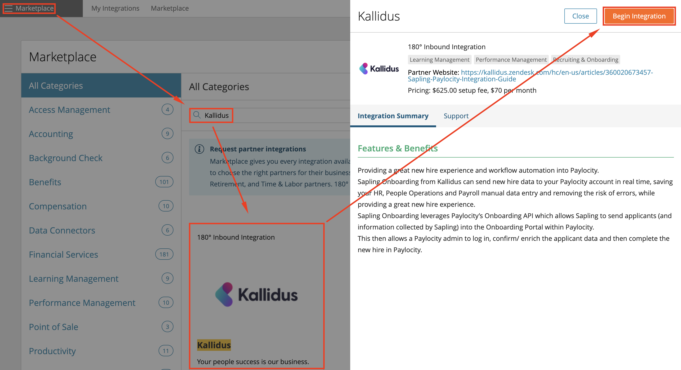 Sapling - Paylocity Integration Guide – Kallidus