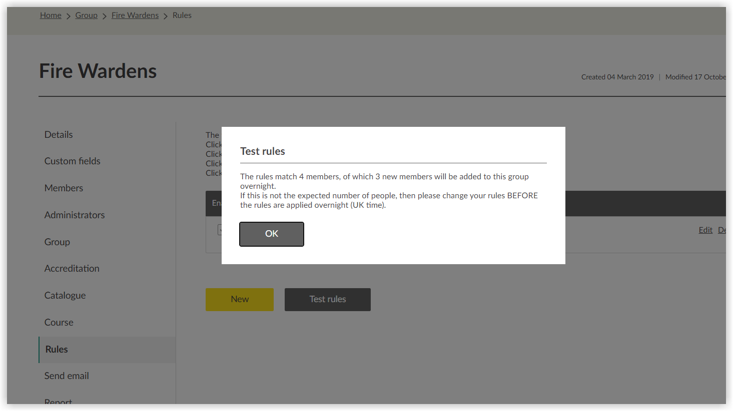 Learn Create a rule to automatically add Users to a Group Kallidus